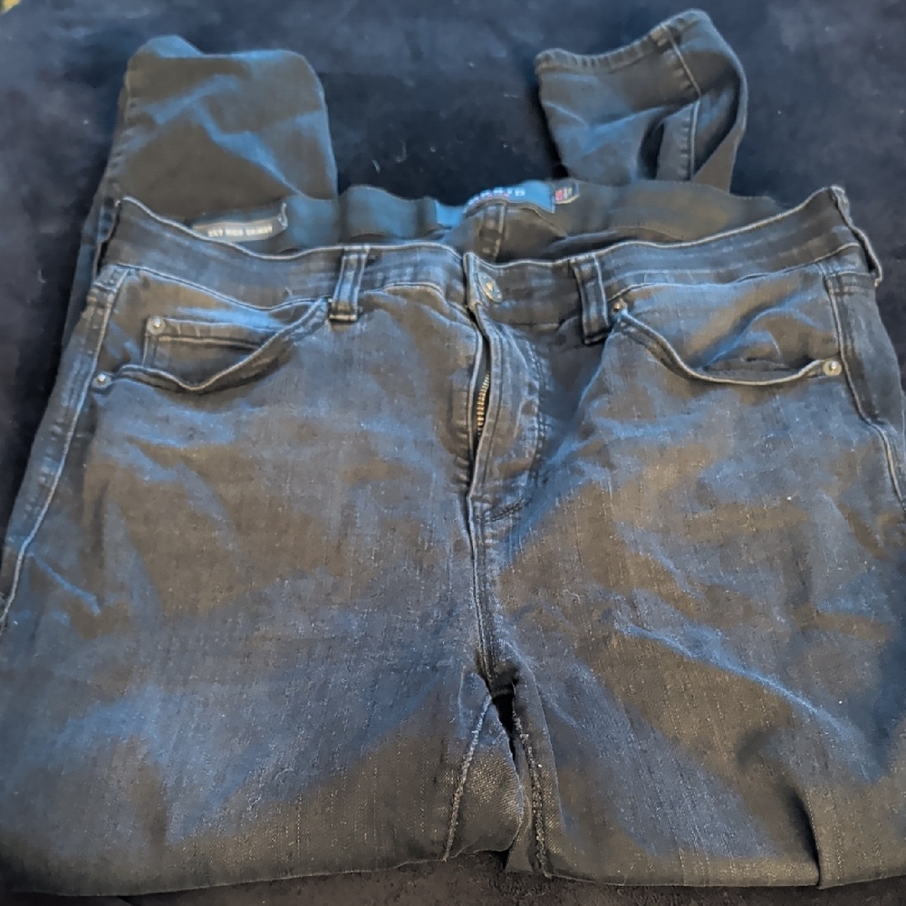 Dark Blue Denim Jeans